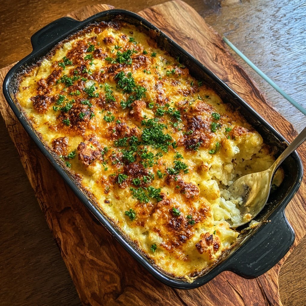 Blumenkohl Hackfleisch Auflauf