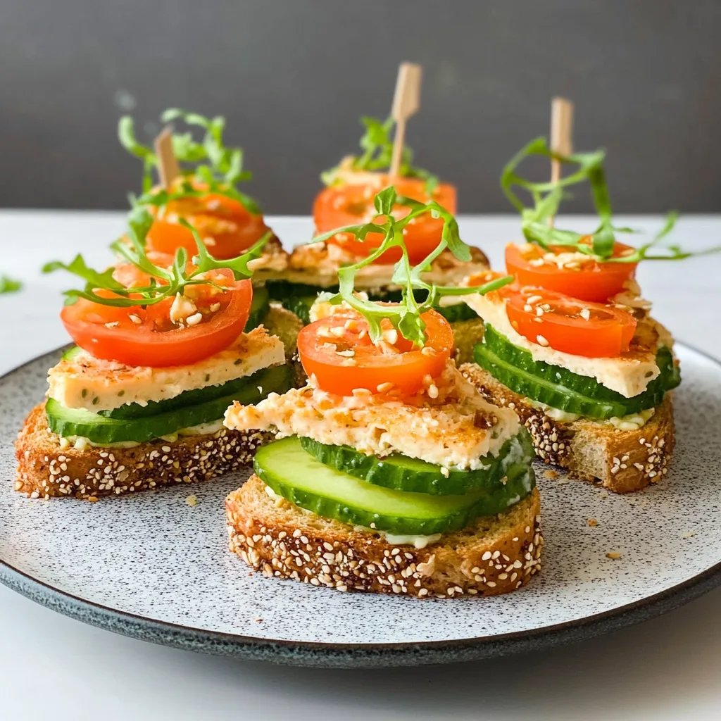 Vorspeisen-Sandwiches