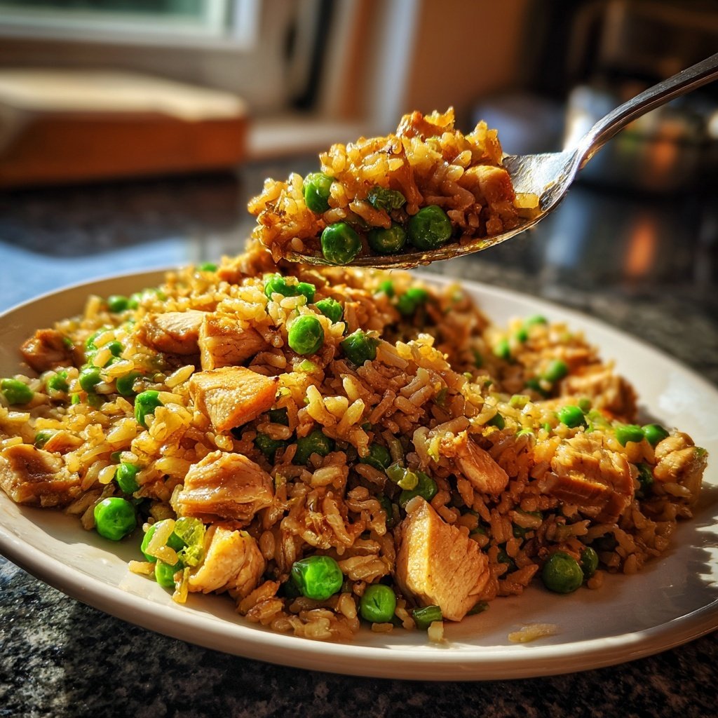 Gebratener Reis mit Ingwer