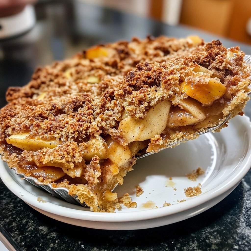 Veganer Apfel-Crumble