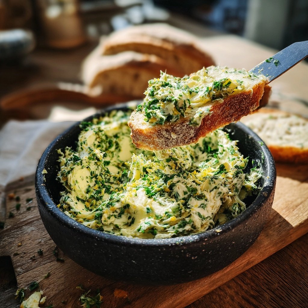 Kräuterbutter Mit Zitronen Abrieb