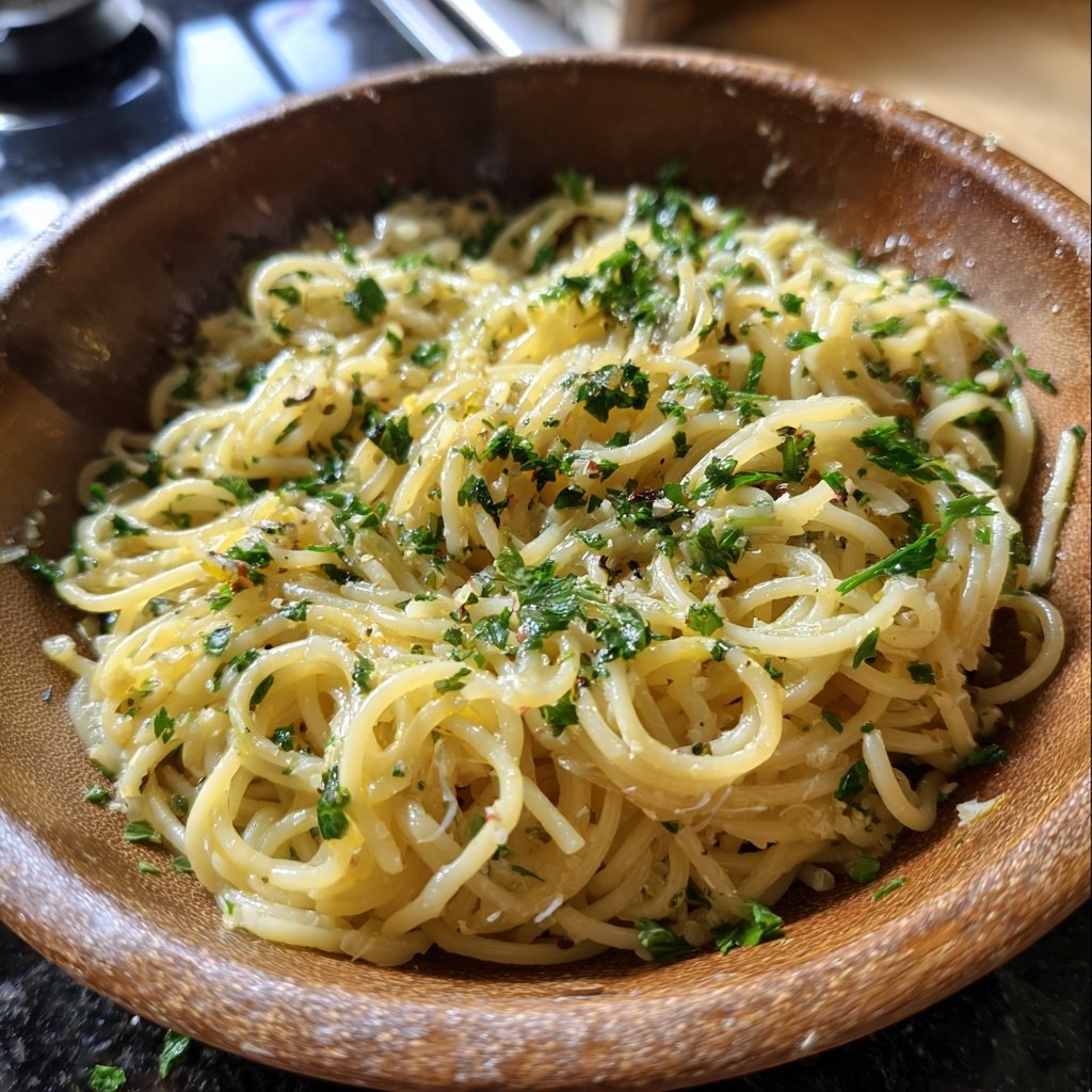 Schnell & Einfach 15-Minuten Knoblauchpasta