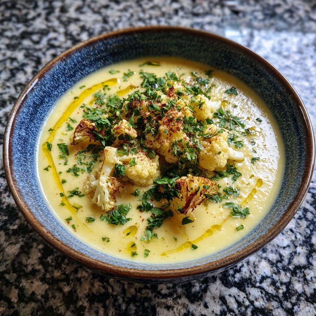 Blumenkohl Suppe Mit Frischkäse