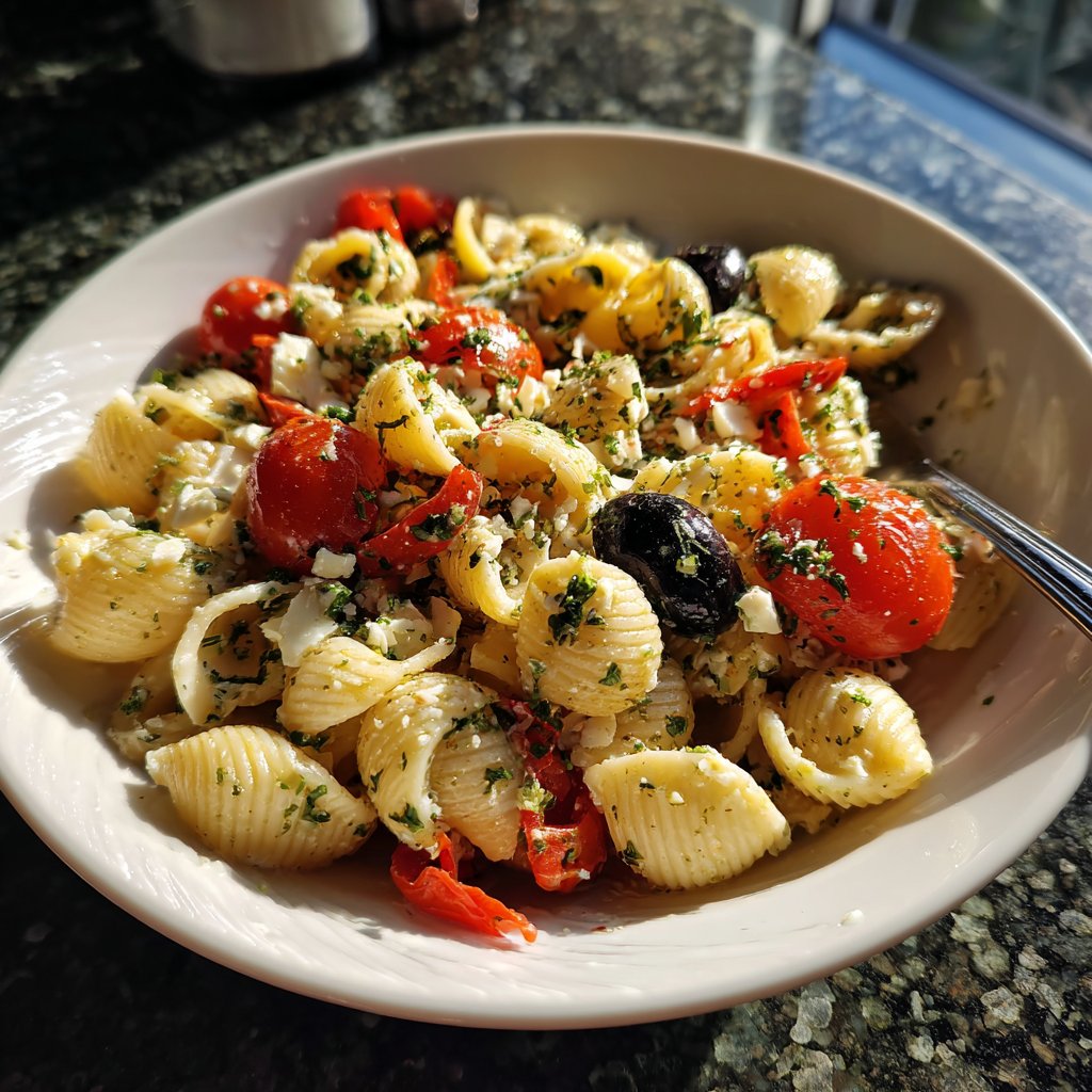 Mediterraner Nudelsalat Gesund