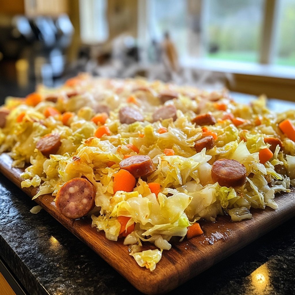 Einfacher Weißkohleintopf