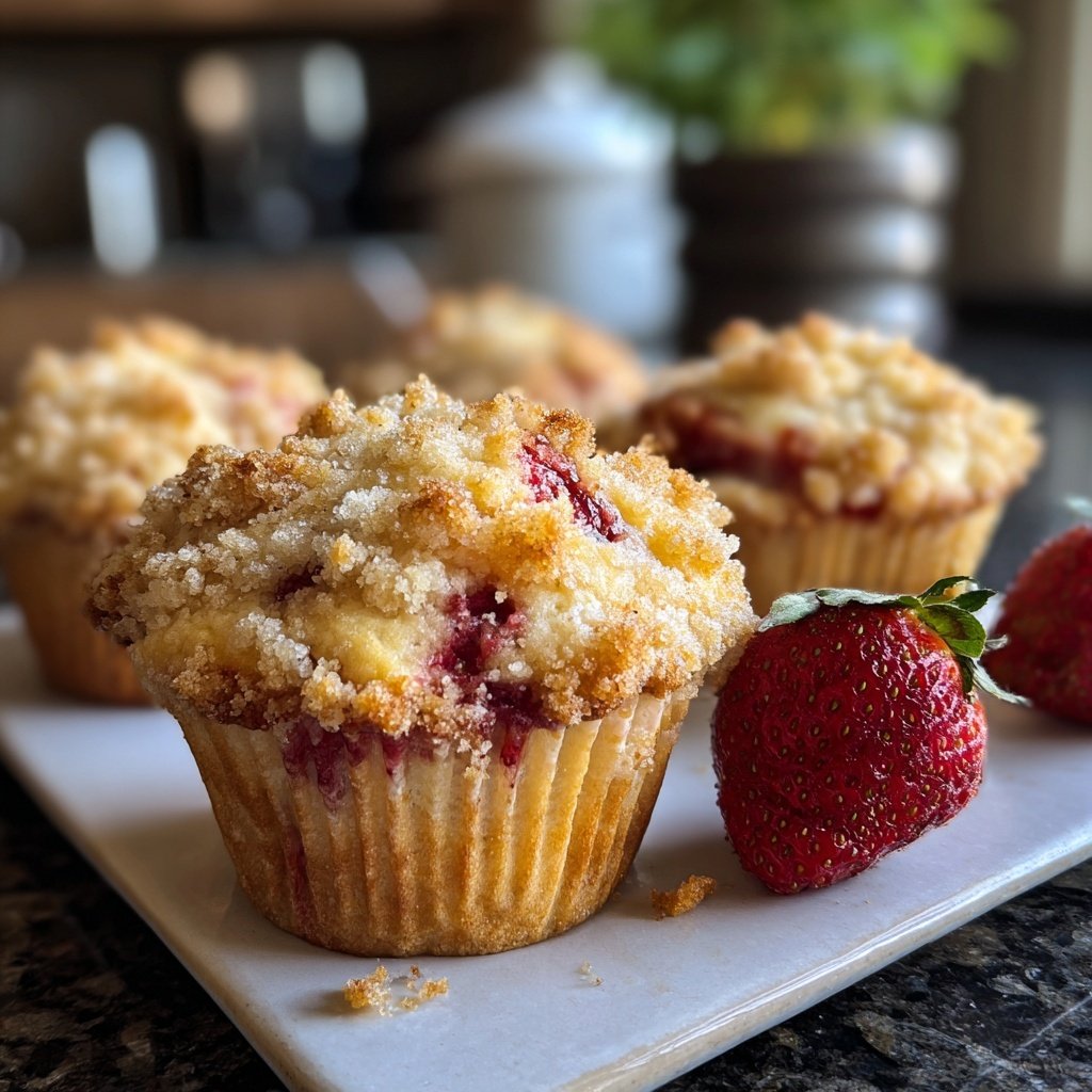 Erdbeer Streusel Muffins