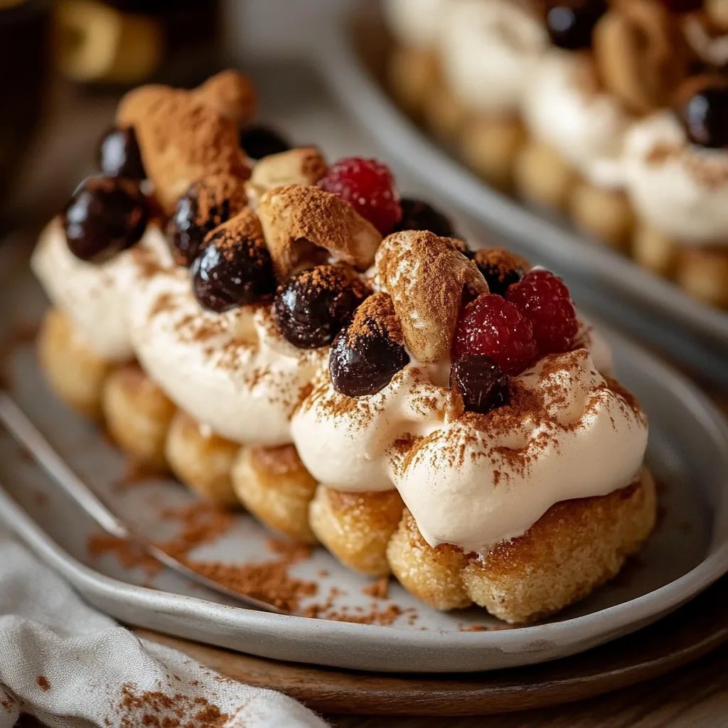 Weihnachts-Tiramisu-Dessert