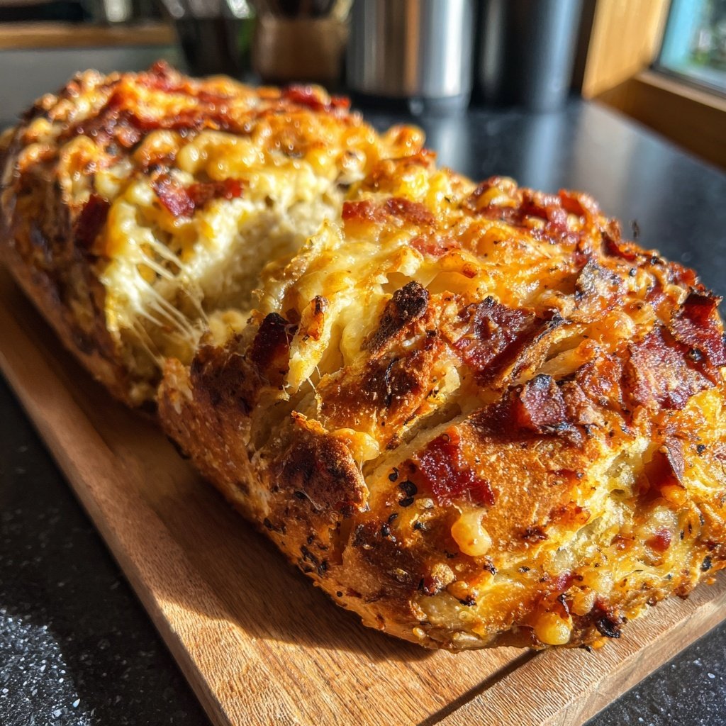 Zupfbrot Mit Schinken Und Käse