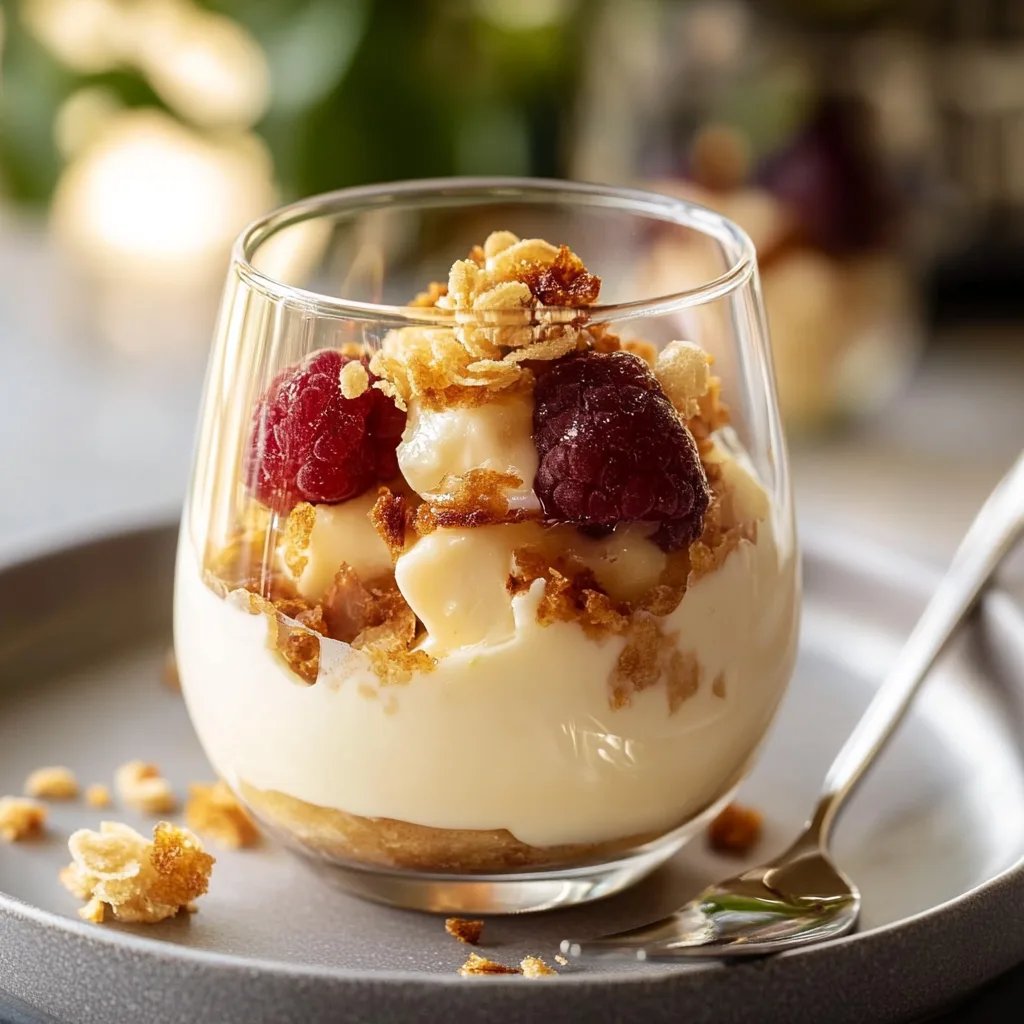 Bienenstich-Dessert im Glas